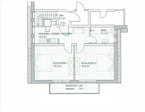 Grundriss Apartment 3